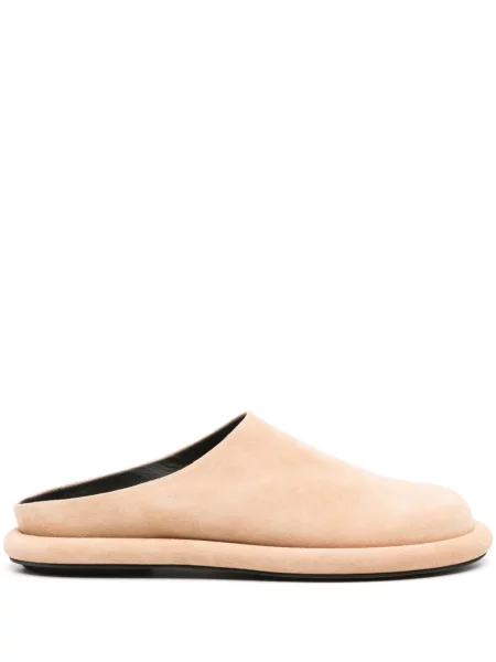 Papuci tip mules Officine Creative din piele de căprioară slip-on