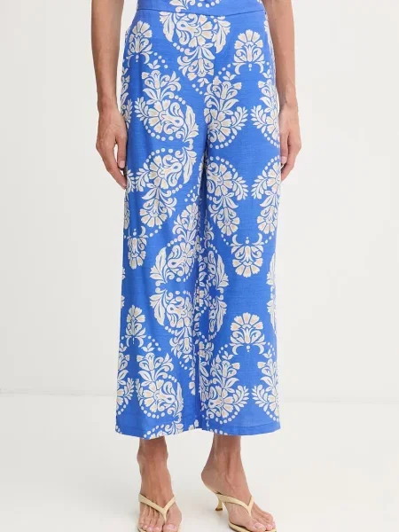 Lola Casademunt pantaloni pentru femei cu vâscoză albastru