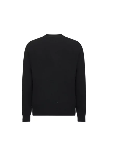 Sweter Comme Des Garcons Play wełniany w serca czarny