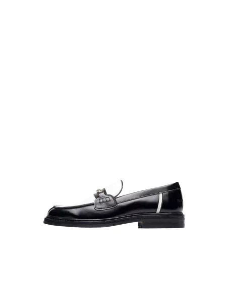 Półbuty Filling Pieces skórzane czarne