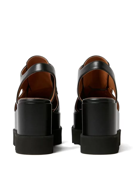 Pantofi derby Stella Mccartney cu pană negru