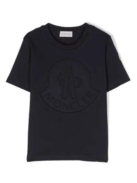 Koszulka dziecięca Moncler Enfant niebieska