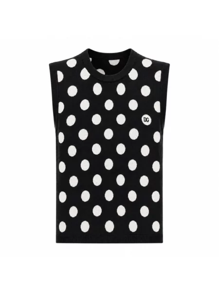 Top Dolce And Gabbana wełniany czarny