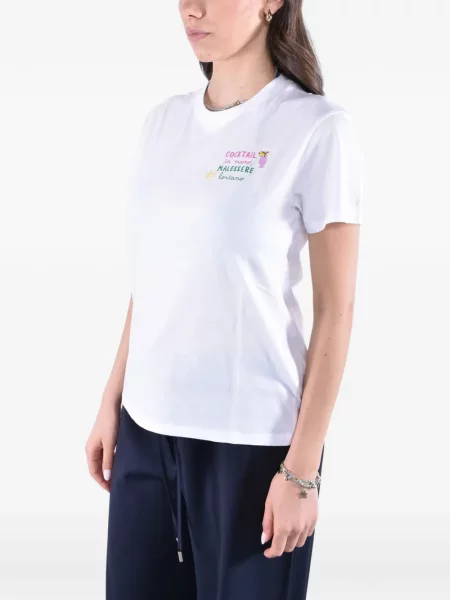 Tricou Mc2 Saint Barth cu autograf alb