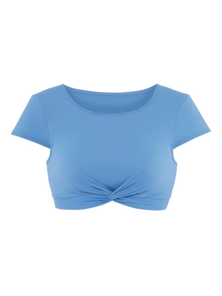 LASCANA ACTIVE Sutien de costum de baie sport albastru deschis negru