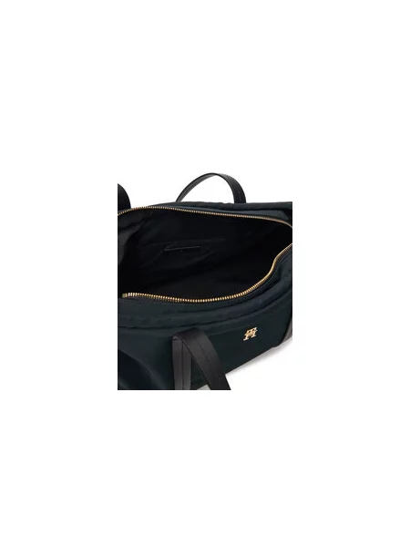 Rankinė Tommy Hilfiger Th Soft Nylon Hobo juoda