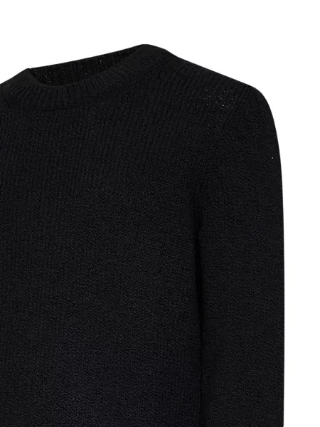 Pulover D4.0 cu decolteu rotund negru