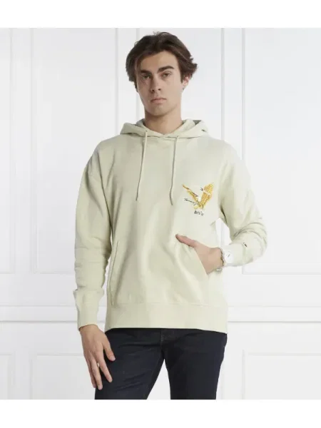 Tommy Jeans Hanorac | Relaxed fit verde