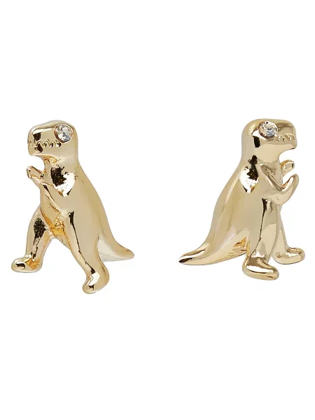 COACH Uhani bež zlata