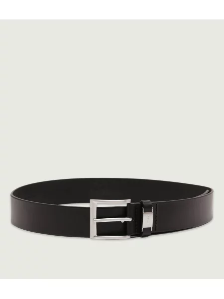 Bőr öv Boss Black fekete