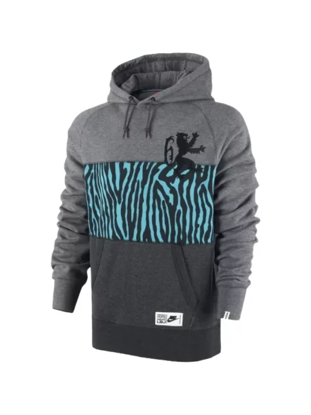 Lung tricou Nike Air Force 1 din fleece alergare negru