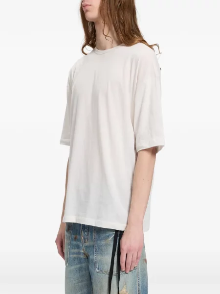 Tricou Ann Demeulemeester cu imagine alb