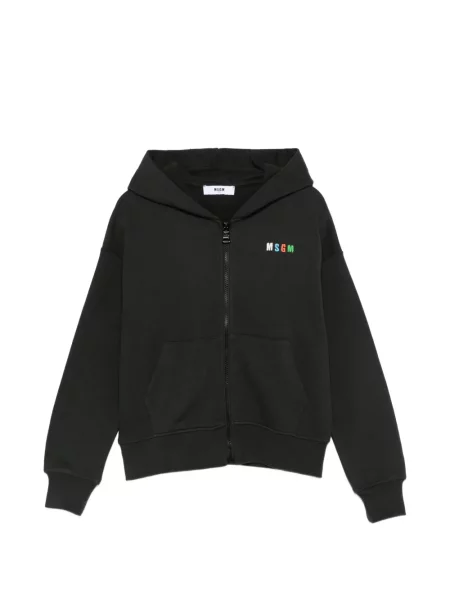 Bluza z kapturem dziecięca Msgm czarna
