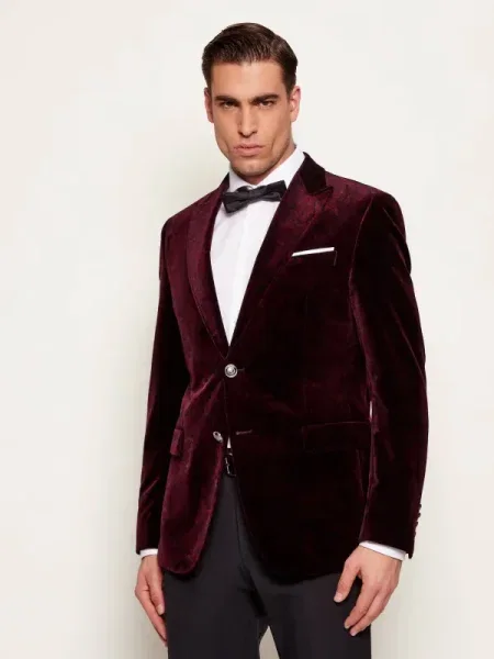 JOOP! Sacou Horace Vișiniu bordo