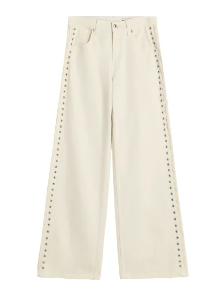 Bershka Jeans denim alb