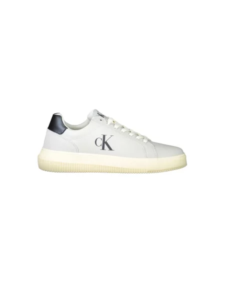 Trampki Calvin Klein casual skórzane chunky szare