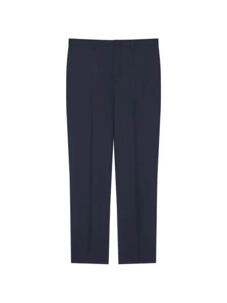 Pantaloni Givenchy de lână albastru