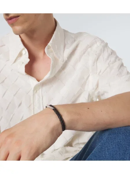 Brăţară Bottega Veneta din piele maro