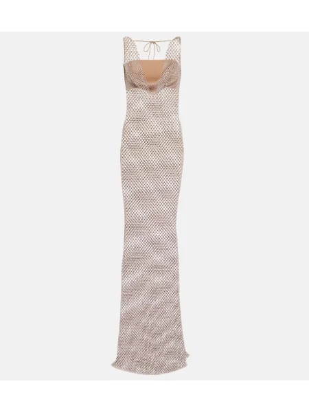 Rochie Giuseppe Di Morabito plasă bej