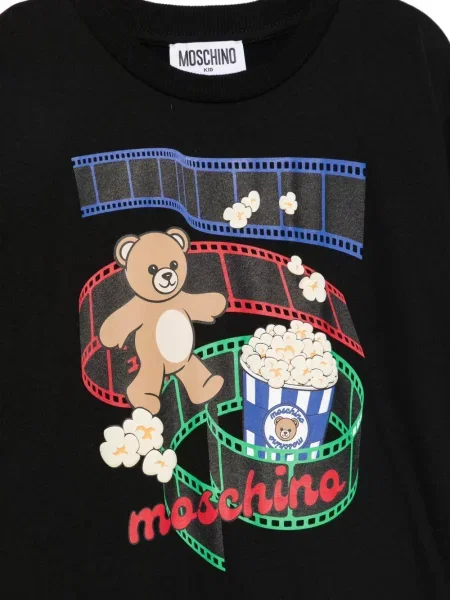 Gyerek póló Moschino fekete