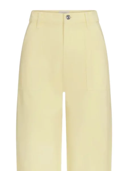 Pantaloni cargo Frame cu funde galben