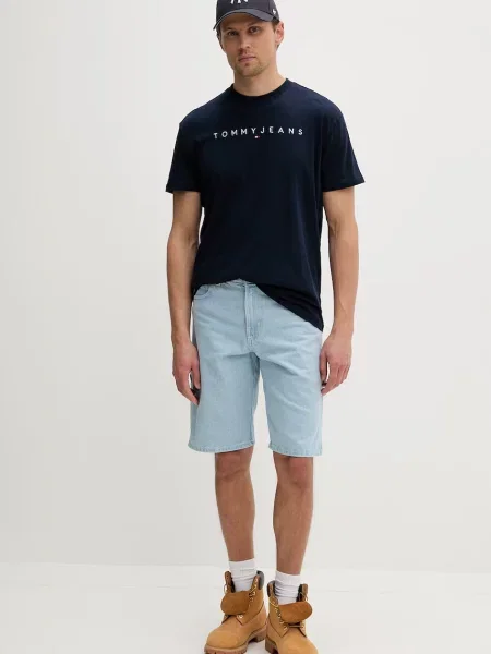 Tommy Jeans tričko pánske modrá