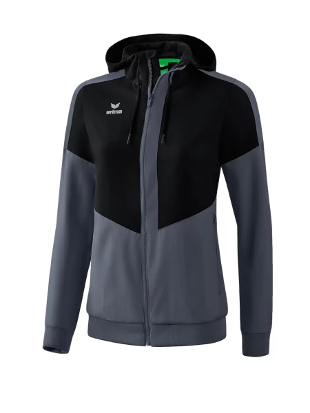 ERIMA Športna jakna siva črna