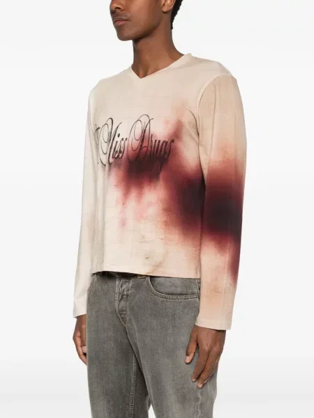 Риза Madfrenzy с V-образно деколте