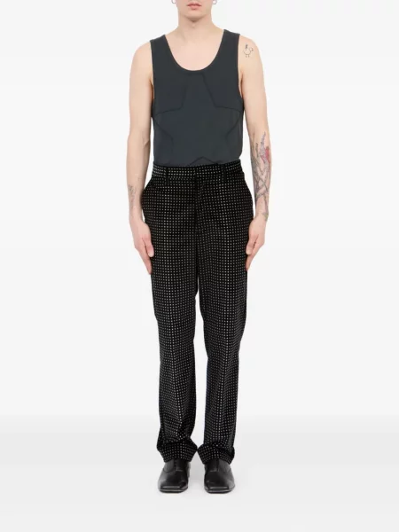 Pantaloni Mm6 Maison Margiela cu imagine negru