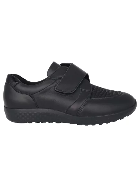 Sneakersy Waldläufer skórzane czarne