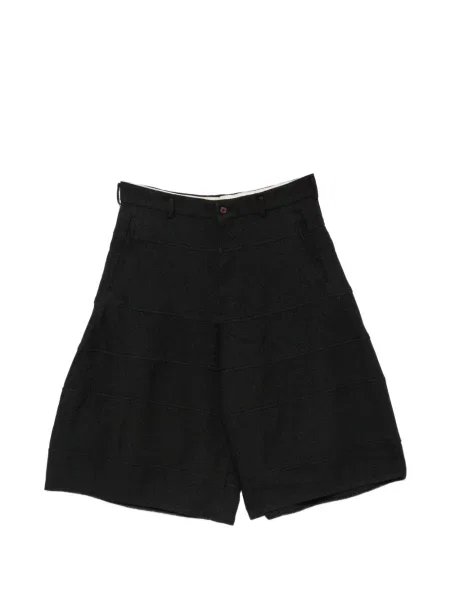 Cu centură pantaloni scurți Comme Des Garcons Homme Plus negru
