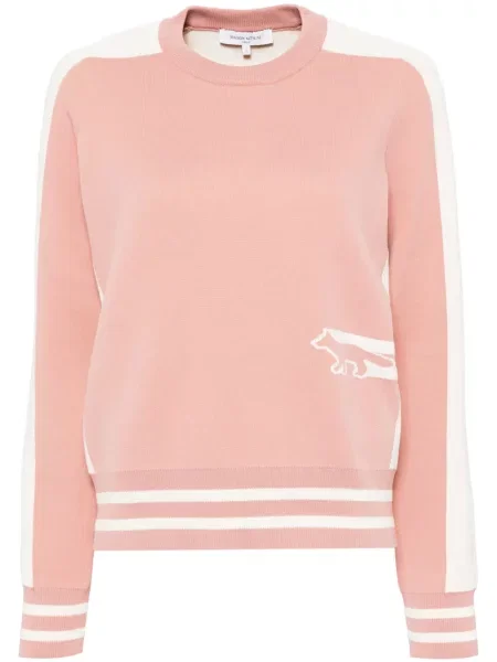 Pulover Maison Kitsune roz