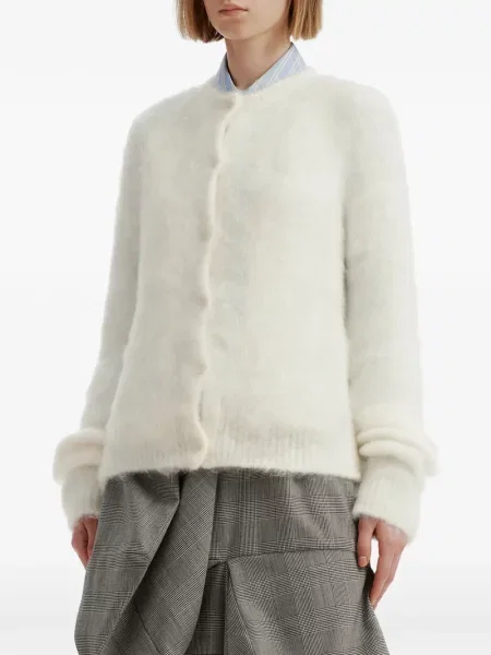 Cardigan Enföld tricotate alb
