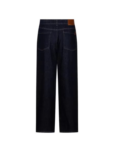 Blugi cu picior larg Weekend Max Mara albastru