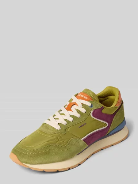 Sneakersy z mieszanka skóry model City' Hoff