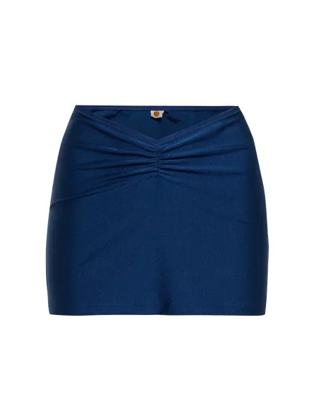 Spódnica Tropic Of C z wysoką talią w tropikalny nadruk niebieska