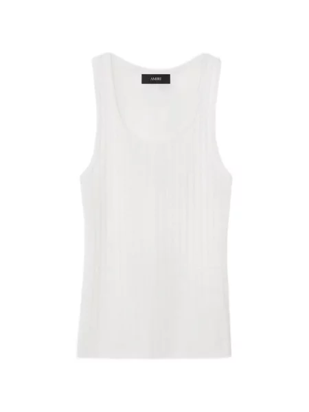 Cămașă Amiri cu nervuri alb