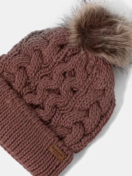 Шапка і шарф Barbour бежевий