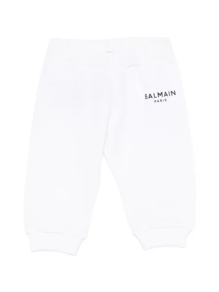 Spodnie dziecięce Balmain białe