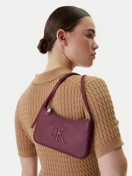 Calvin Klein Geantă Bold Ck Mini Bag Roz roșu