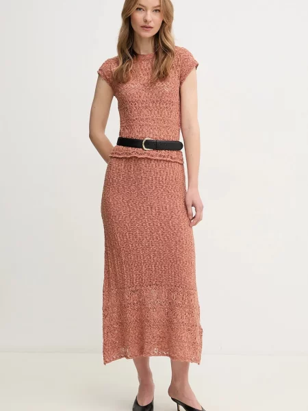 Hoss Intropia sweter lekki pomarańczowy