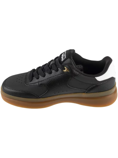 Fűzős csipkés félcipo Skechers fekete