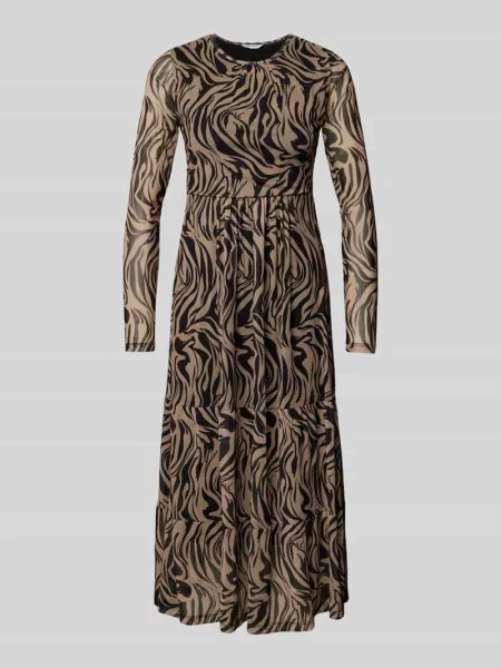 Sukienka midi z zakładkami Zabaione