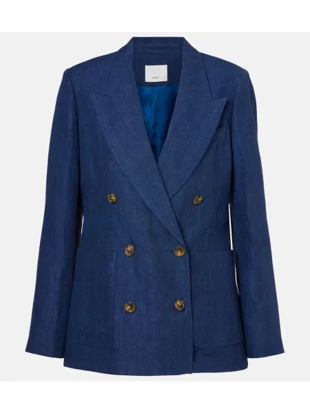 Ľanové sako Citizens Of Humanity modrá