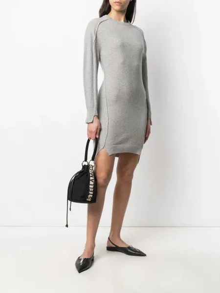 Megztas kostiumas suknele Stella Mccartney pilka