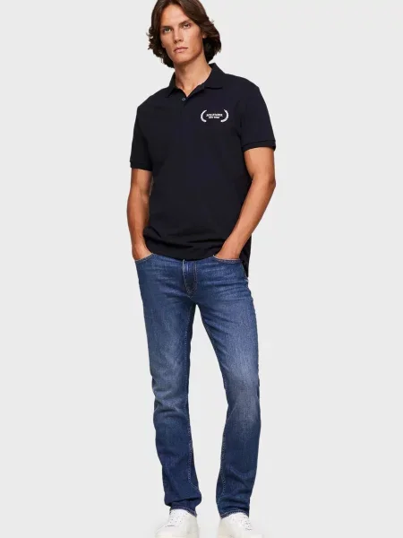 Прямі джинси Tommy Hilfiger Denton сині