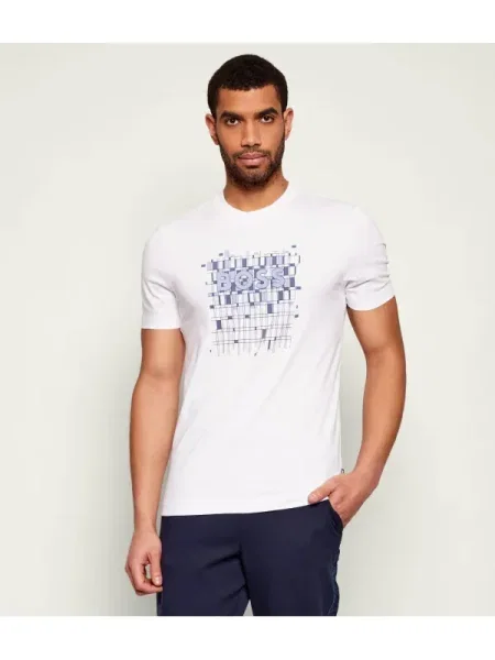 BOSS BLACK Tricou C-Thompson | regular fit alb