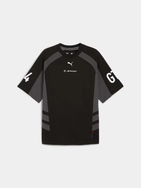 Футболка PUMA Bmw Mms Lifestyle Tee комбінований верх чорний
