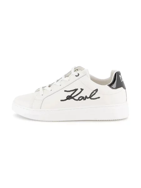 Karl Lagerfeld Дитячі шкіряні кросівки