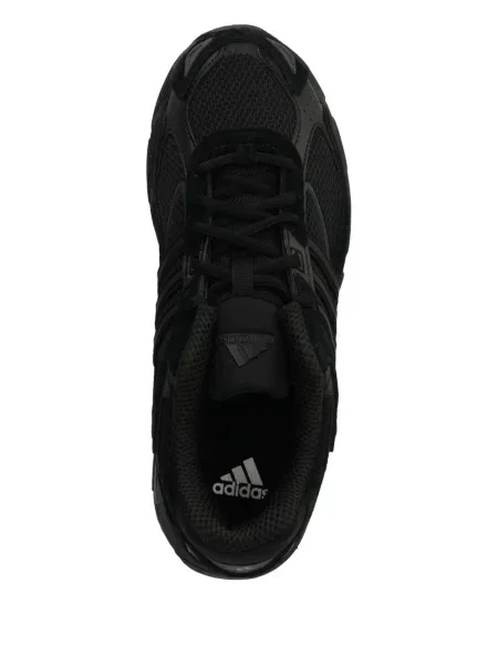 Hanorac grafic Adidas cu dungi cu imagine cu decolteu rotund alb